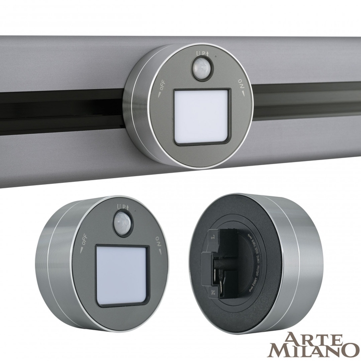 Датчик движения Arte Milano AM-TRACK-SOCKETS 380011TLS/LWS Grey фото