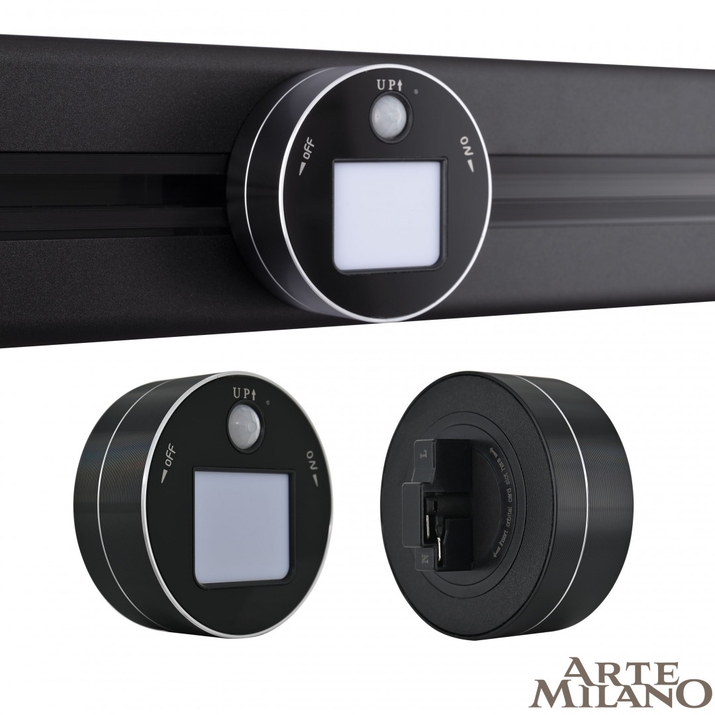 Датчик движения Arte Milano AM-TRACK-SOCKETS 380011TLS/LWS Black фото