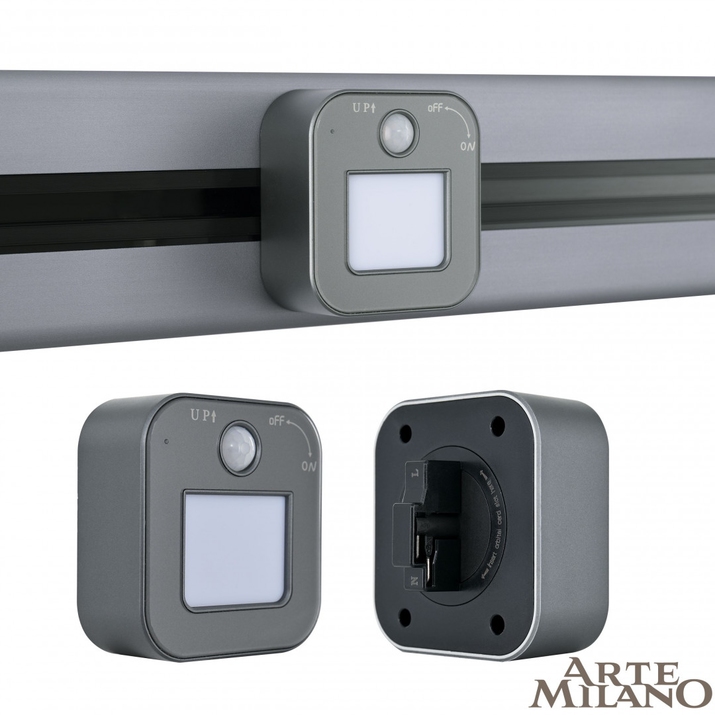 Датчик движения Arte Milano AM-TRACK-SOCKETS 380022TLS/LWS Grey фото