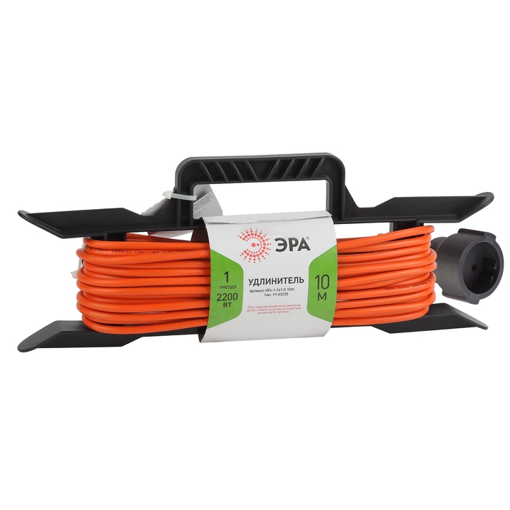 Удлинитель на 1 пост садовый Эра UFx-1-2x1.0-10m Б0043039 фото