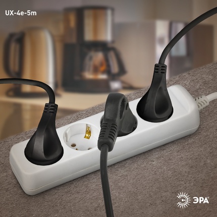 Удлинитель на 4 поста Эра UX-4e-5m Б0038580