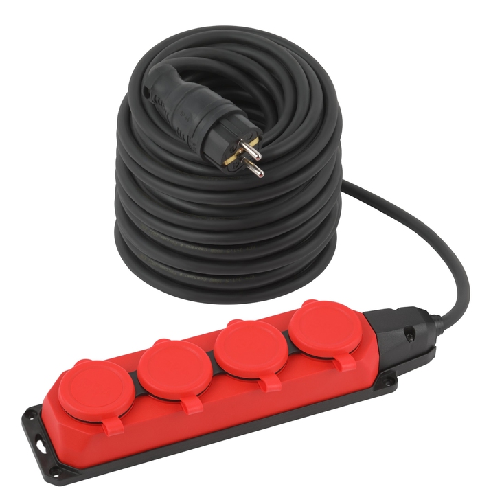 Удлинитель на 4 поста Эра UK-4e-3x1,5-40m-IP44(KG) Б0057589 фото