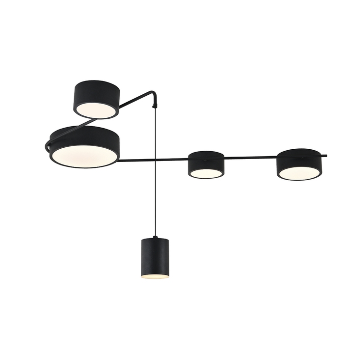 Потолочная люстра Indigo MODULO 14028/5С Black V000161L фото