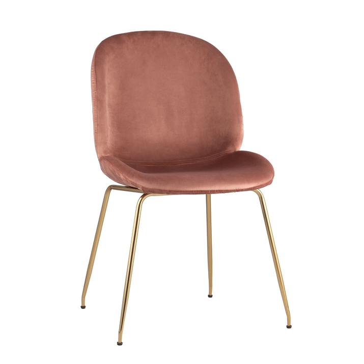 Стул Stool Group BEETLE 8329 VELVET DARK PINK фото