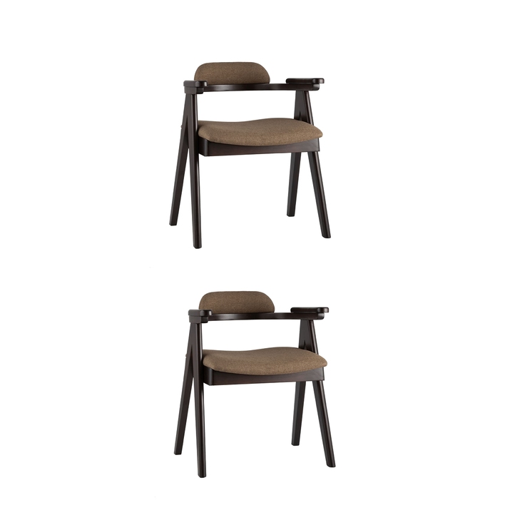Комплект стульев (2шт) Stool Group OLAV MH32015 BZ-1 DARK BROWN-KOROB2 фото