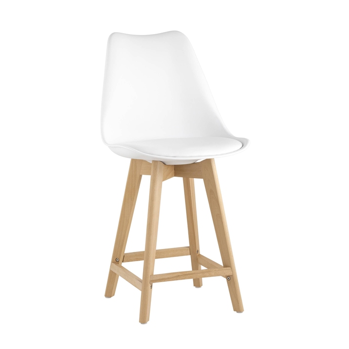 Полубарный стул Stool Group FRANKFURT Y815A-65CM white фото