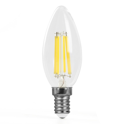 Светодиодная филаментная лампа LB-1208 Feron Свеча 8W 1280Lm 2700К E14 51247