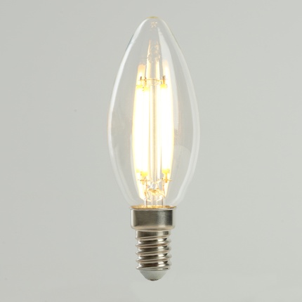 Светодиодная филаментная лампа LB-1208 Feron Свеча 8W 1280Lm 2700К E14 51247