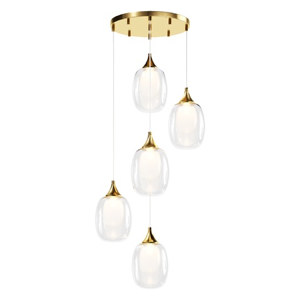 Подвесная люстра Maytoni AURA MOD016PL-05BS