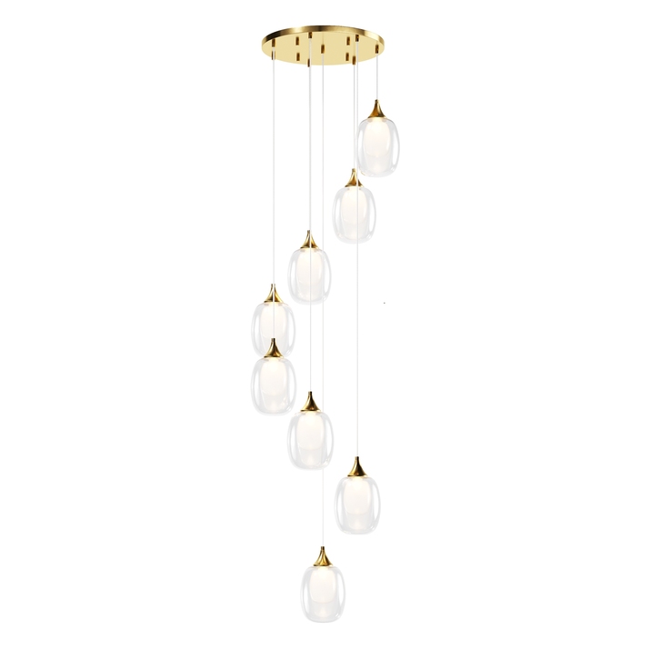 Каскадная люстра Maytoni AURA MOD016PL-08BS1 фото