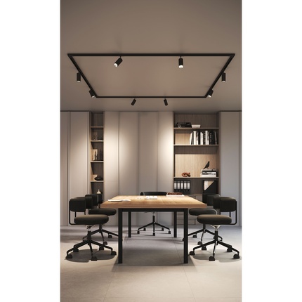 Трековый светильник Arte Lamp AERO A1336PL-1BK