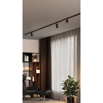 Трековый светильник Arte Lamp AERO A1337PL-1BK