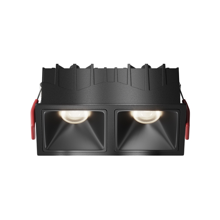 Встраиваемый светильник Maytoni ALFA LED DL043-02-10W4K-SQ-B-1 фото