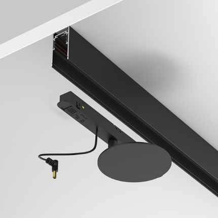 Коннектор для Яндекс Станции Мини Maytoni ACCESSORIES FOR TRACKS EXILITY TRA034CVC-B