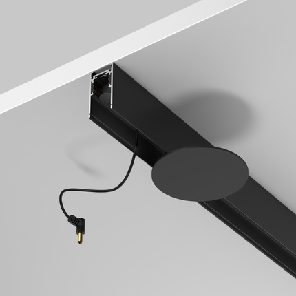 Коннектор для Яндекс Станции Мини Maytoni ACCESSORIES FOR TRACKS EXILITY TRA034CVC-B