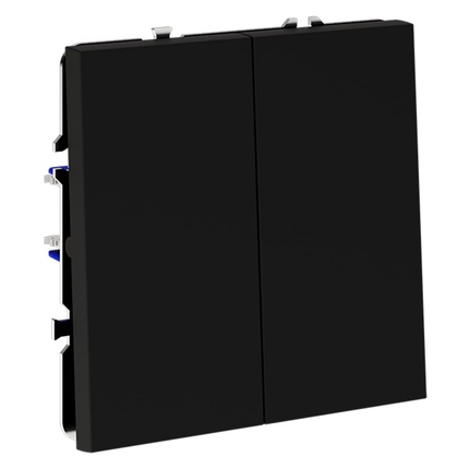Выключатель двухклавишный VOLTUM S70 VLS020108
