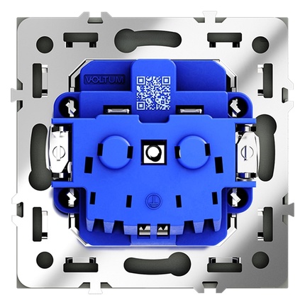 Розетка с/з VOLTUM S70 VLS040108