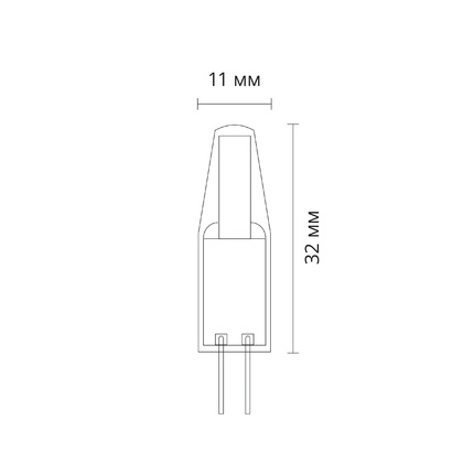 Светодиодная лампа Arte Lamp LUGO Капсульная 1.5W 150Lm 4000К G4 A0415-4K