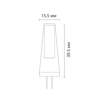 Светодиодная лампа Arte Lamp LUGO Капсульная 2.5W 240Lm 4000К G4 A0425-4K