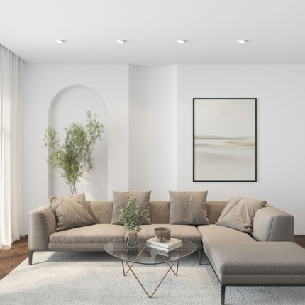 Точечный встраиваемый светильник Denkirs FLAT DK2091-WH