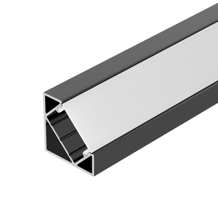 Профиль для лент SL-KANT-H18-2000 BLACK Arlight 049430 фото