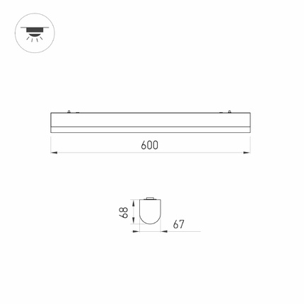 Аварийный светильник ALT-LARGO-EMERGENCY-600-15W Arlight 052767