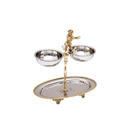 Подставка для закусок Garda Decor ЛЕОПАРД 95IM-16534