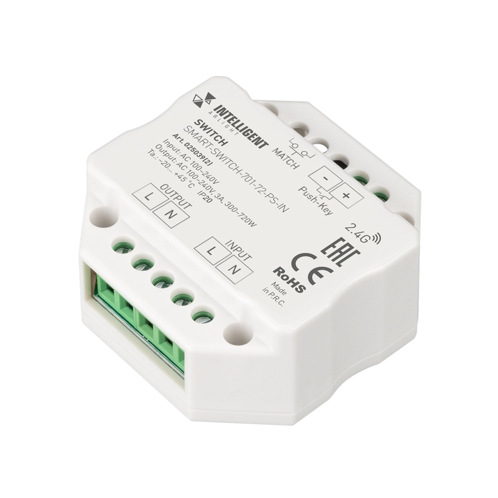 Релейный модуль SMART-SWITCH-701-72-PS-IN 1x3A Arlight 025039(2) фото