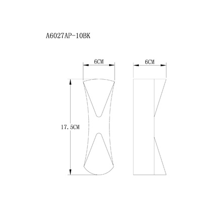 Настенный светильник Arte Lamp LESATH A6027AP-10BK