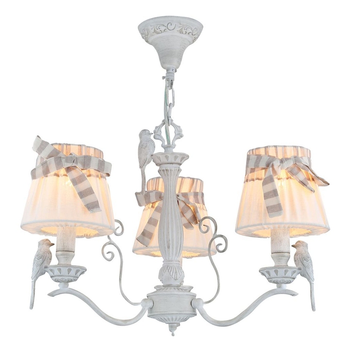 Подвесная люстра Maytoni BIRD ARM013-03-W фото