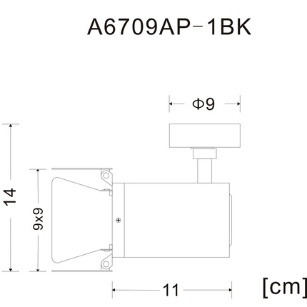 Спот Arte Lamp FALENA A6709AP-1BK