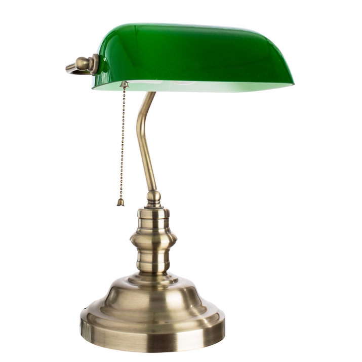 Кабинетная настольная лампа Arte Lamp BANKER A2492LT-1AB фото