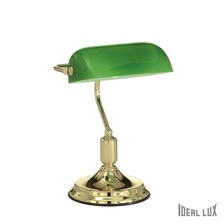 Фото кабинетные настольные лампы LAWYER_TL1_OTTONE_ideal_lux