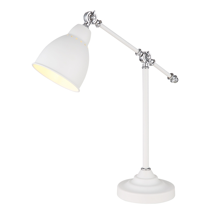 Офисная настольная лампа Arte Lamp BRACCIO A2054LT-1WH фото