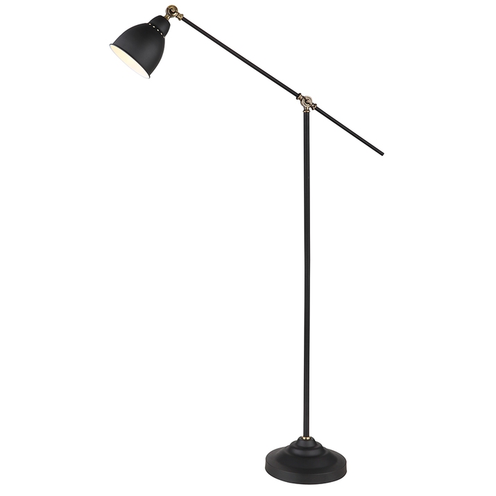 Торшер Arte Lamp BRACCIO A2054PN-1BK фото