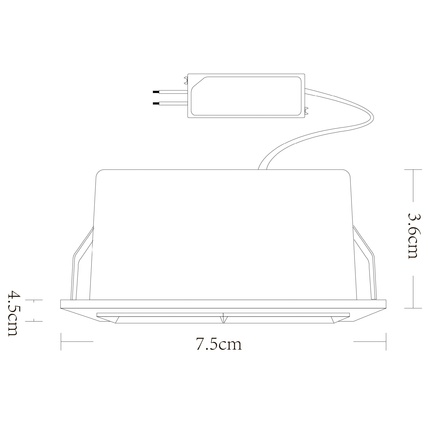 Точечный встраиваемый светильник Arte Lamp GRILL A3153PL-2BK