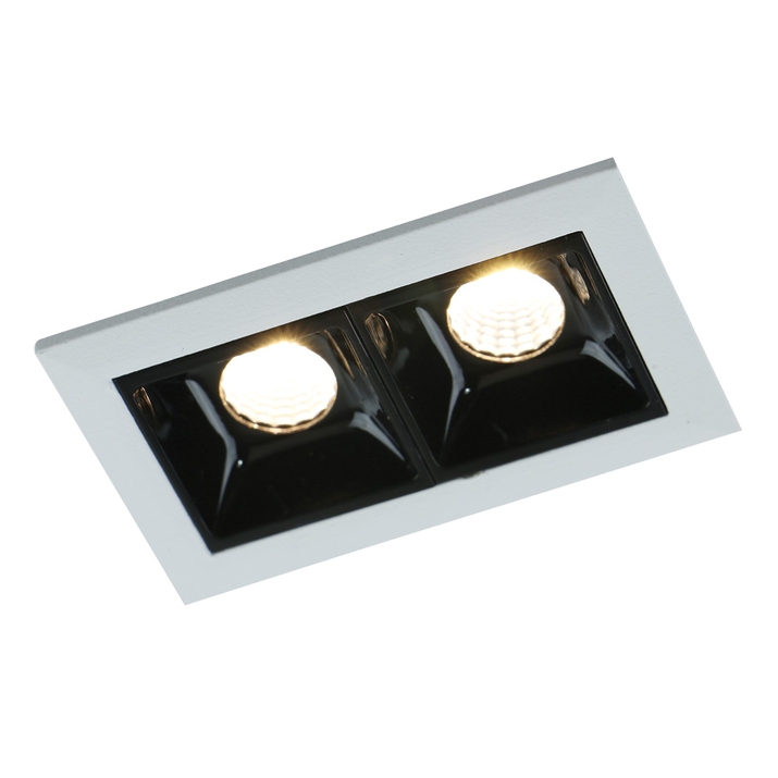 Точечный встраиваемый светильник Arte Lamp GRILL A3153PL-2BK фото