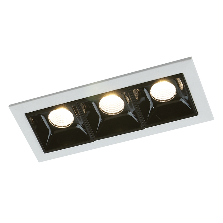 Точечный встраиваемый светильник Arte Lamp GRILL A3153PL-3BK фото